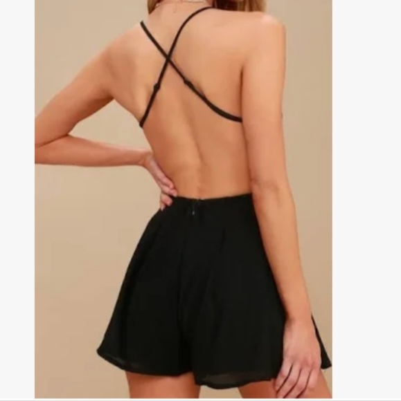 Lulu's small black romper nwt - Picture 2 of 5